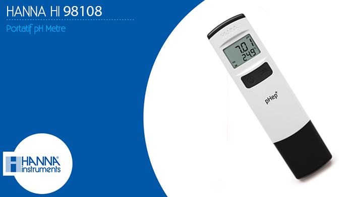HANNA HI98108 pHep+ Cep Tipi pH Metre