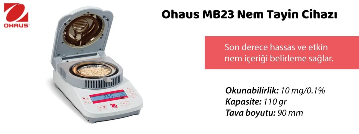 OHAUS MB23 Nem Tayin Cihazı