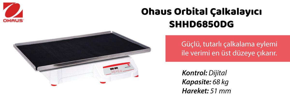 OHAUS Orbital Çalkalayıcı SHHD6850DG