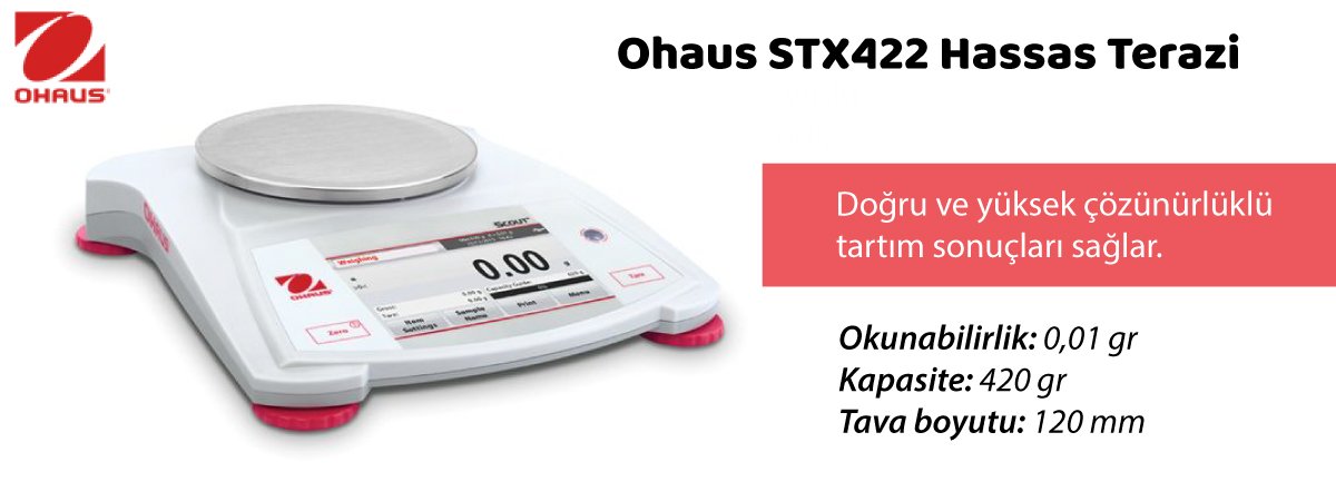 OHAUS STX422 Hassas Terazi