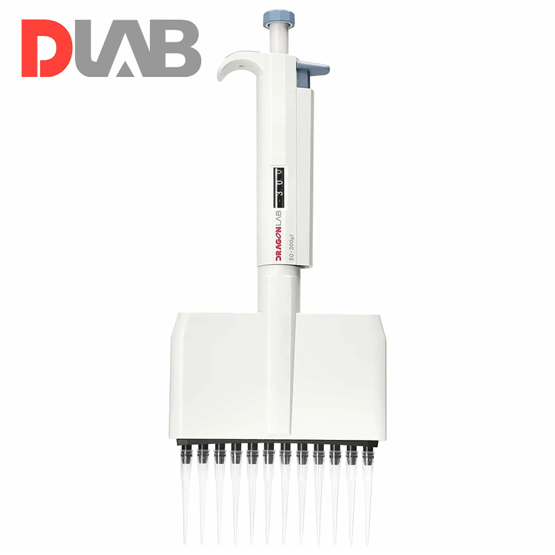 DLAB | TopPette Ayarlanabilir Oniki Kanallı Otomatik Pipet 0.5-10 μL