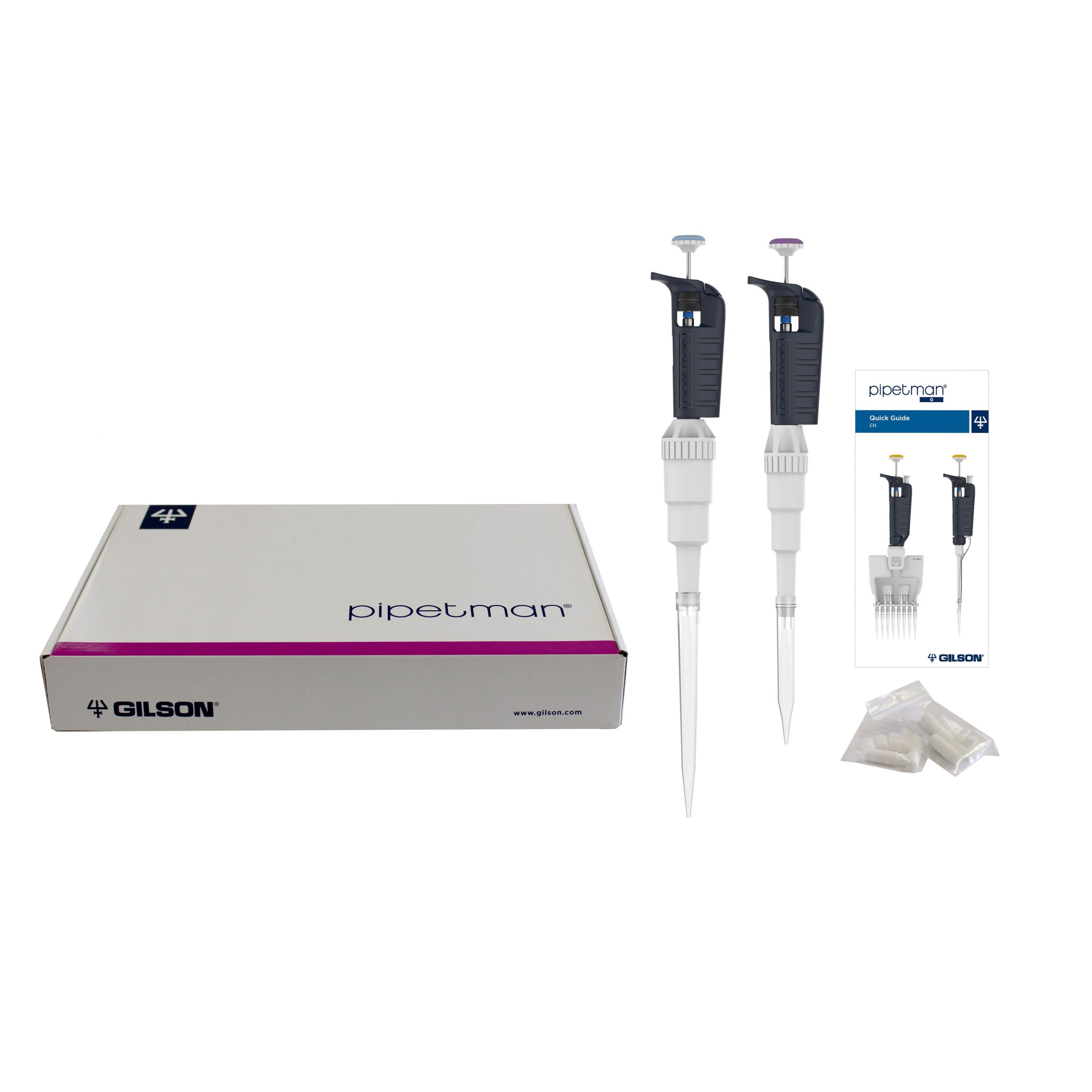 GILSON – PIPETMAN G Large Volume Kit P5000G, P10MLG Ayarlanabilir Otomatik Pipet Seti