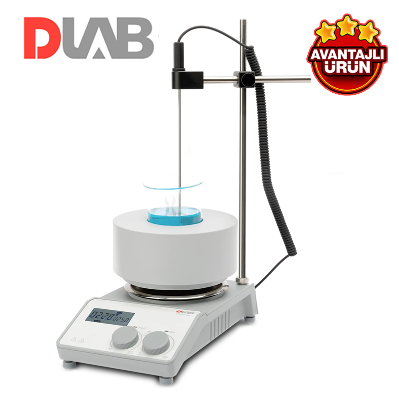 DLAB | MS-H280-B250 Mantolu Isıtıcılı Manyetik Karıştırıcı
