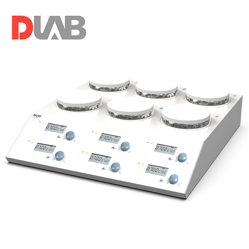 DLAB | MS-M-S6 6 Bölmeli Dijital Manyetik Karıştırıcı