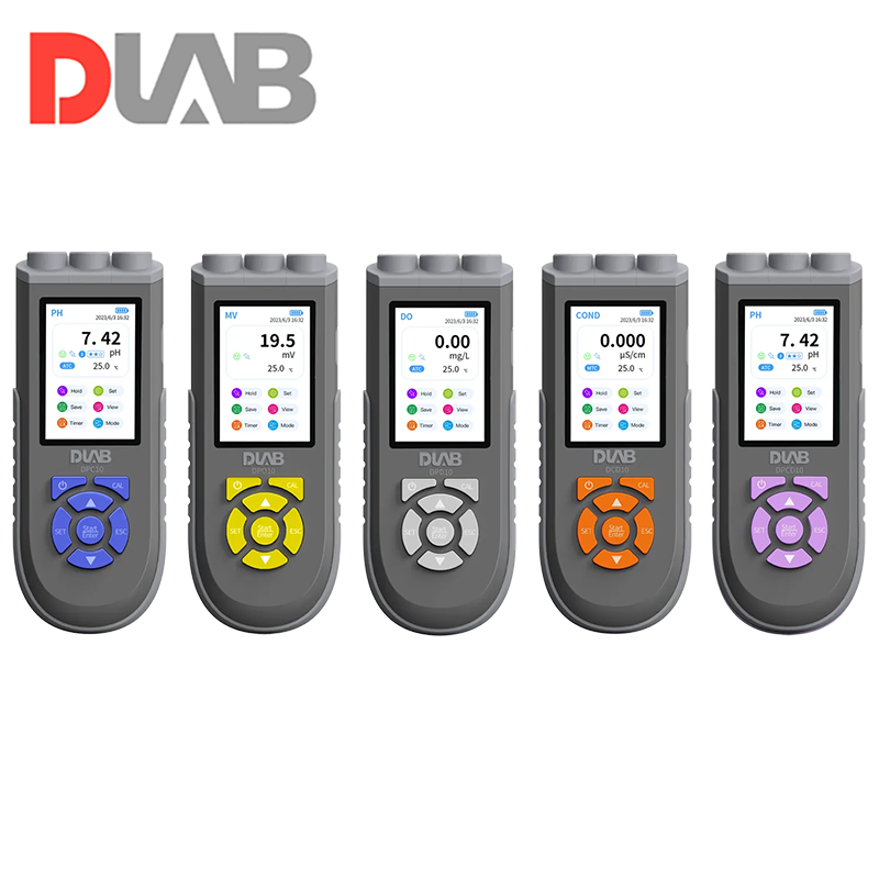 DLAB | DCD10 İletkenlik TDS Tuzluluk Direnç Polarografik Tip DO ve Sıcaklık Ölçer