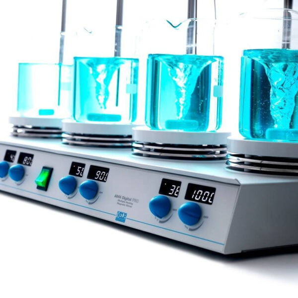 VELP AM4 Digital Pro System Çoklu Isıtıcılı Manyetik Karıştırıcı