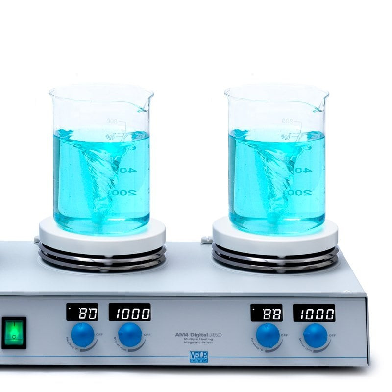 VELP | AM4 Dijital PRO Çoklu Isıtıcılı Manyetik Karıştırıcı