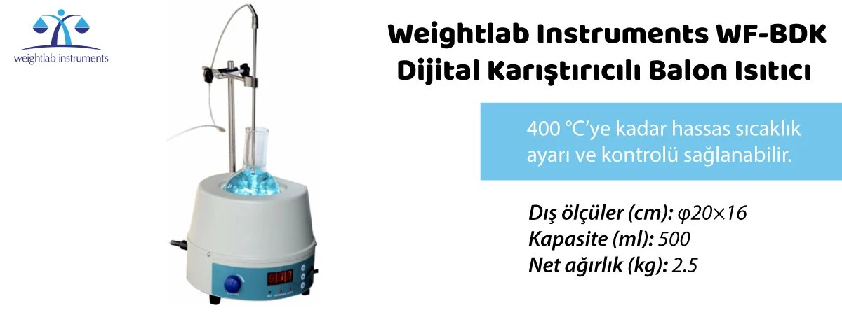 Weightlab Dijital Karıştırıcılı Balon Isıtıcı 500ml