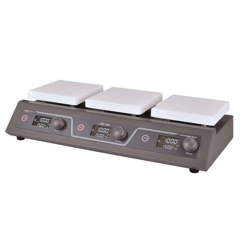 LABTRON | EVO HS1-M3 Üçlü Isıtıcılı Manyetik Karıştırıcı