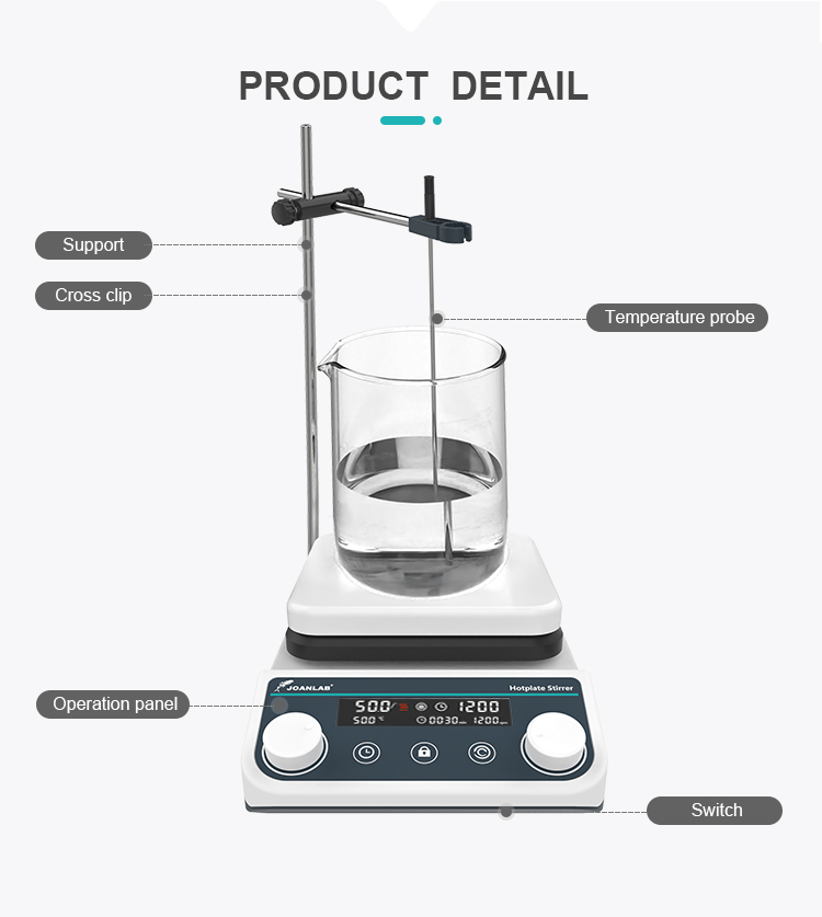 JOANLAB HS8Pro Isıtıcılı Manyetik Karıştırıcı