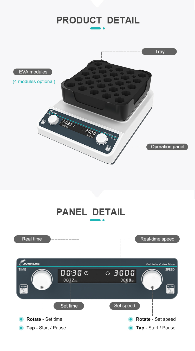 JOANLAB VM-600Max Plaka Osilatörü Vortex Mikser
