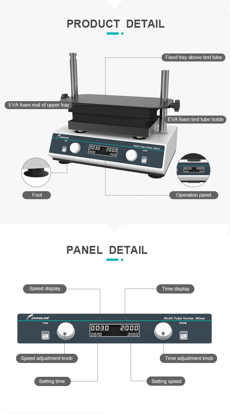 JOANLAB VM800Pro Çok Tüplü Vorteks