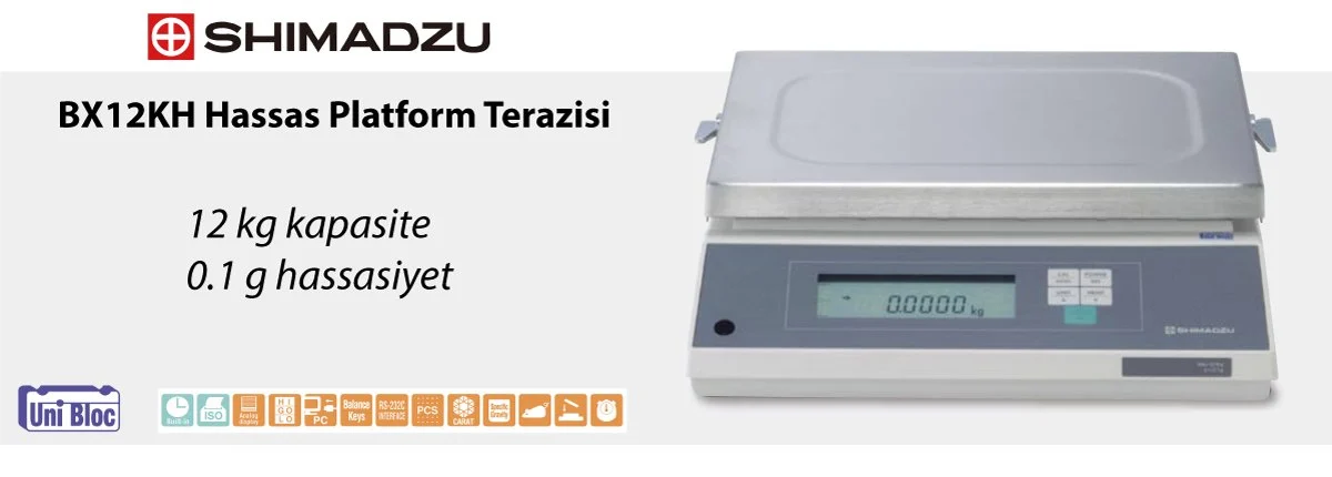 Shimadzu BX12KH Hassas Platform Terazisi