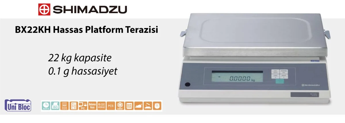 Shimadzu BX22KH Hassas Platform Terazisi