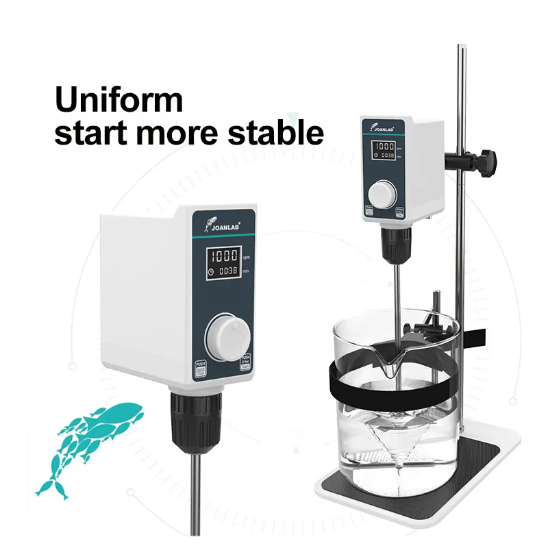 JOANLAB OS-10 Mekanik Karıştırıcı 100… 1000 rpm / 10 L / 20 N.cm / 10000 mPas