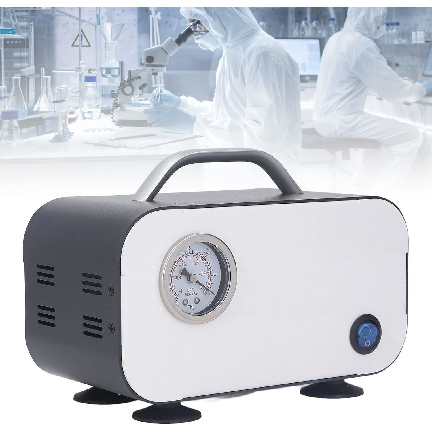 JOANLAB VP-30L Vakum ve Basınç Pompası Yağsız Diyafram Tip 0.085 mPa / 30 L/dk