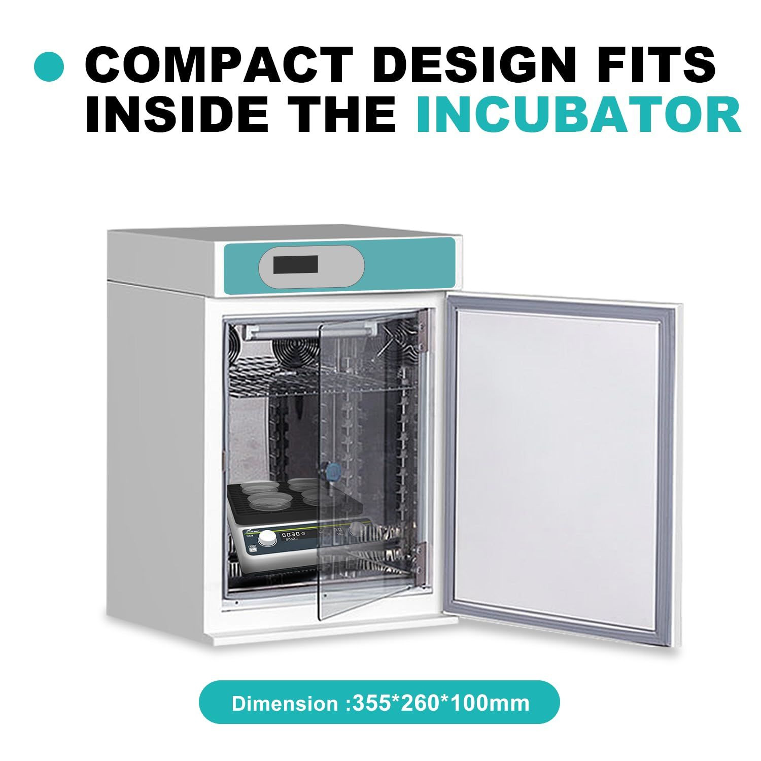 JOANLAB OS-20F Sabit Çalışma Plakalı Sallanan Çalkalayıcı 40… 200 rpm / 2 kg / 20 mm