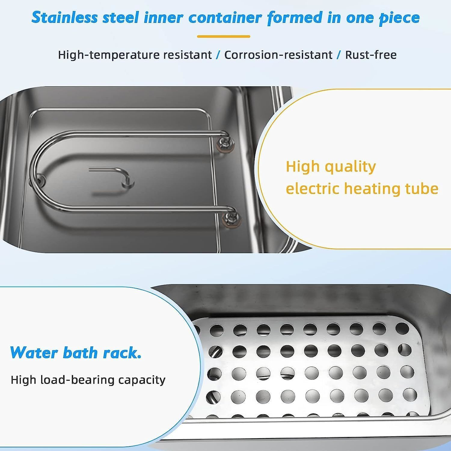 JOANLAB WB100-1 Su Banyosu RT +5… 99.9  °C / 16 x 16 x 13 cm / 300 W