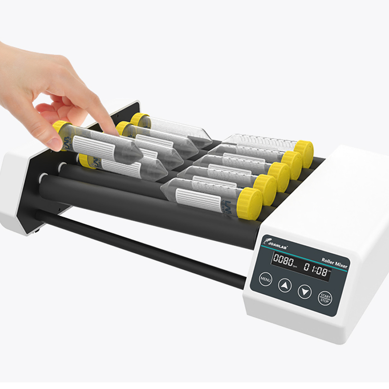 JOANLAB RM-4Max Yatay Dönme Hareketli Çalkalayıcı 20… 80 rpm / 2 X 1 L Reaktif Şişesi/2 kg