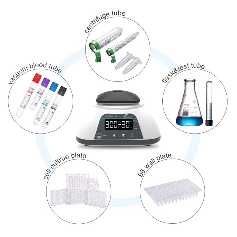 JOANLAB VM500Pro Çok Plakalı Vorteks Karıştırıcı WM501 ve WM502 ile 0… 3000 rpm / 4 x 50 mL/9 x 15 mL/12 x 5-10 mL/24 x 2 mL / 4.5 mm
