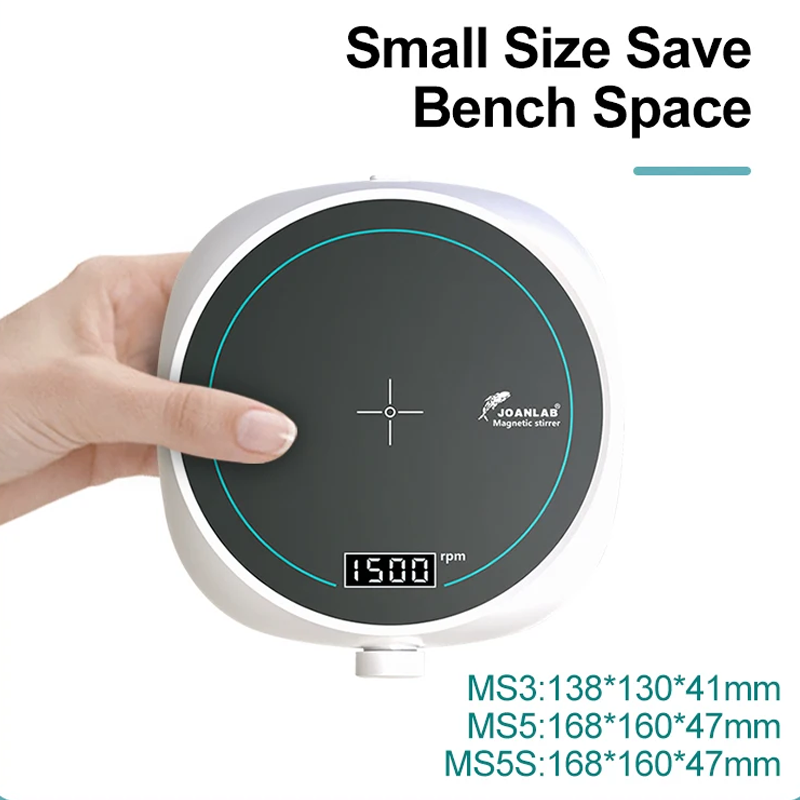 JOANLAB MS5 Mini Manyetik Karıştırıcı 350… 1800 rpm / 2 L (H2O)