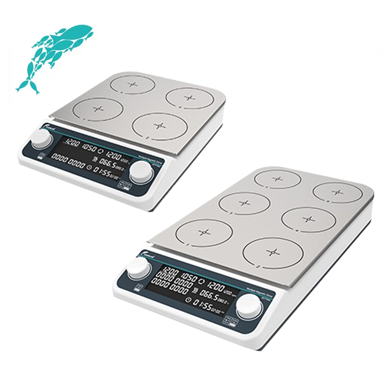 JOANLAB MHS6Pro 6 Bölmeli Isıtıcılı Manyetik Karıştırıcı 50… 1500 rpm / 6 x 500 mL / RT… 120 °C